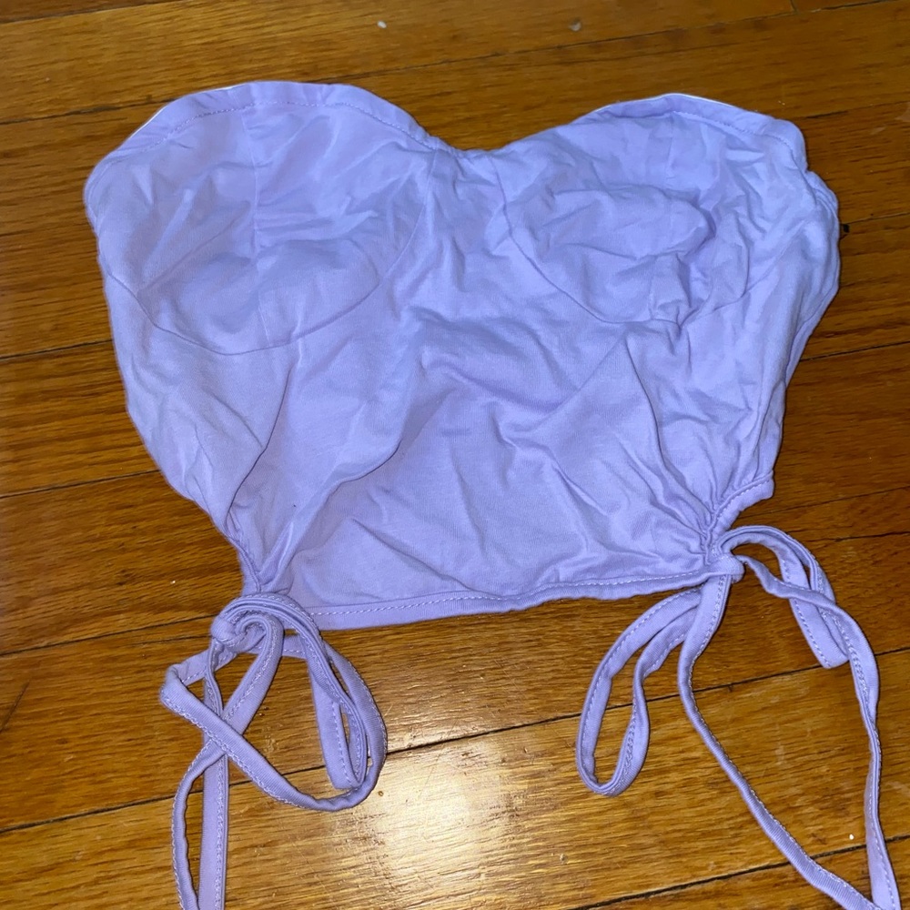 sexy strapless crop top